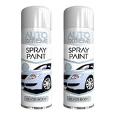 2X Auto Extreme Paint Silver Spray Paint 250ml Spray Paint